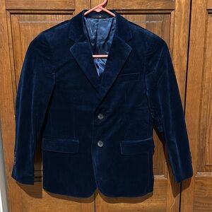 Hazeland Navy Blue Velvet Blazer size 8